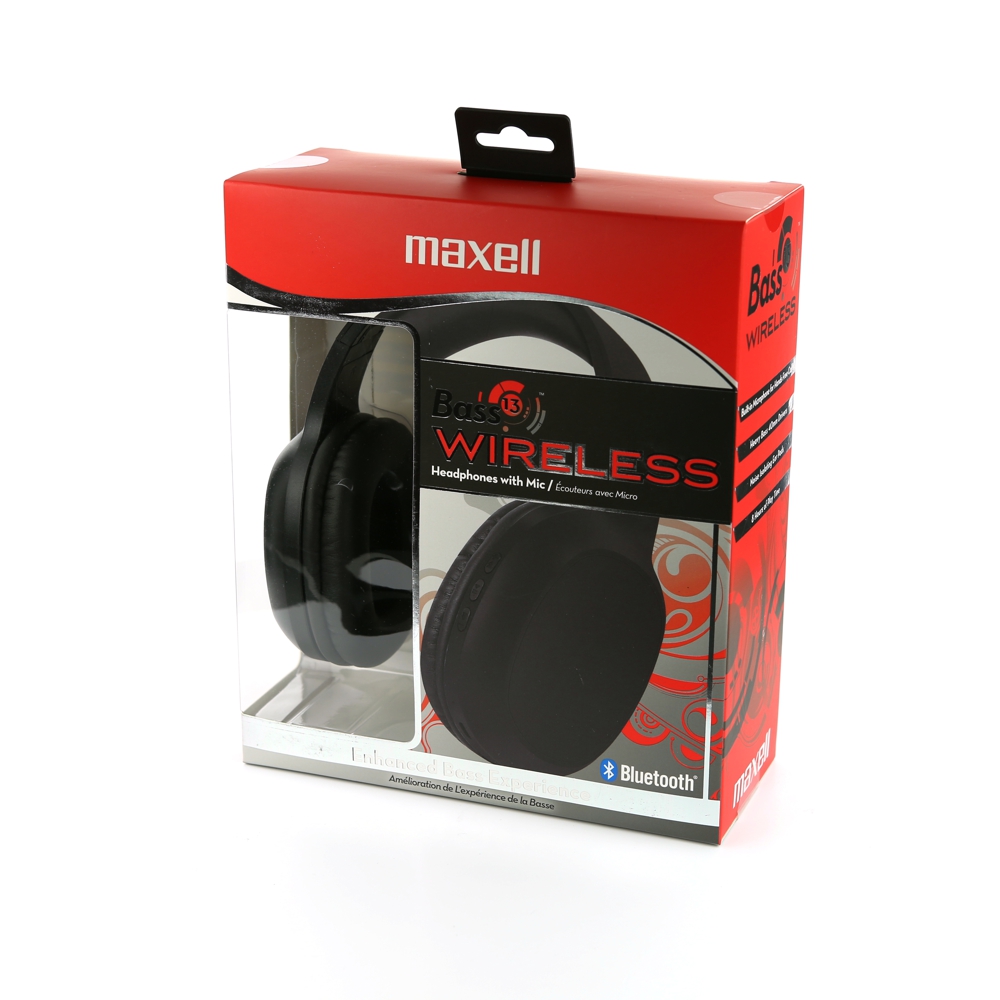 Bass 13 Wireless Headphones Maxell USA