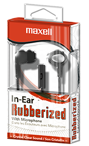 In-Ear Rubberized Earbuds